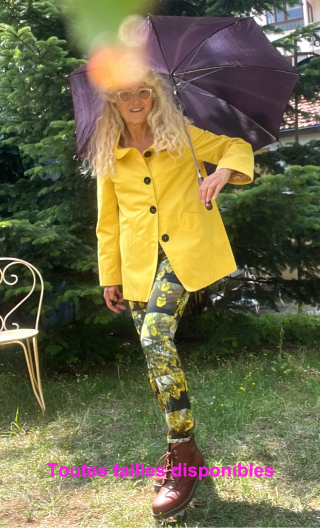 Petite Parka Plume. Froggies. Curry