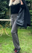 Cape. Laine bouillie anthracite. Taille unique. Doublée