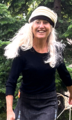Bonnet. Laine bouillie écru et choco
