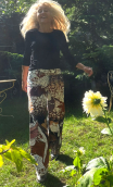 Pantalon Crimson. Marron. Taille 38. Coton marron stretch. Pat d'eph