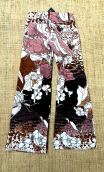 Pantalon Crimson. Marron. Taille 38. Coton marron stretch. Pat d'eph
