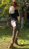 Pantalon Joe imprimé The Wall Vert brun. Velours côtelé, taille 36