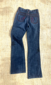 Pantalon Saxo. Denim stone used. Jean stretch, droit, taille 36