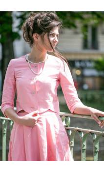 Veste Rosy. Panama. Rose