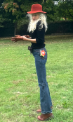 Pantalon Saxo. Denim stone used. Jean stretch, droit, ceinture