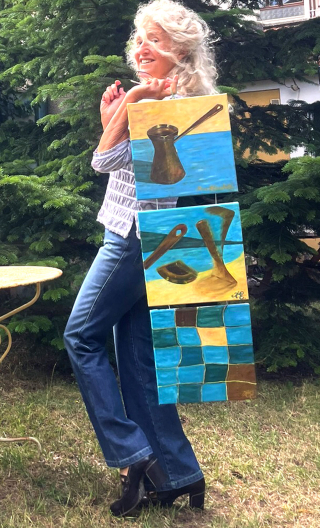 Pantalon Saxo. Denim neutre basique. Jean stretch, droit, taille 36