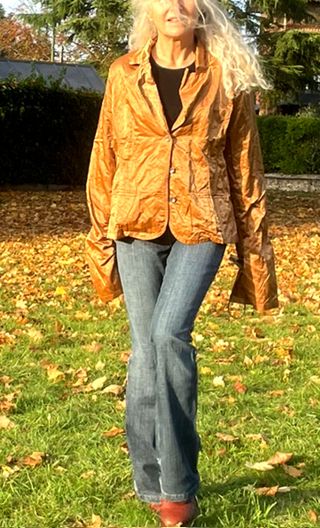 Veste Jeux interdits. Wintergloss caramel, Tissu à mémoire de forme