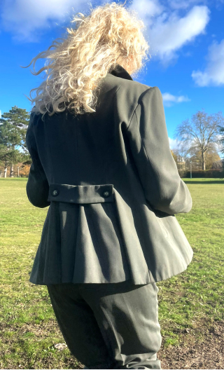 Veste Home boy. Kaki. Double boutonnage. Fabrication française