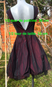 Robe Le Bal des Débutantes. Taffetas, jupon tulle. Fêtes
