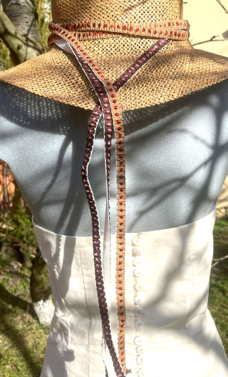 Bretelles Pompadour, galon élastiqué fantaisie, accessoires textile 