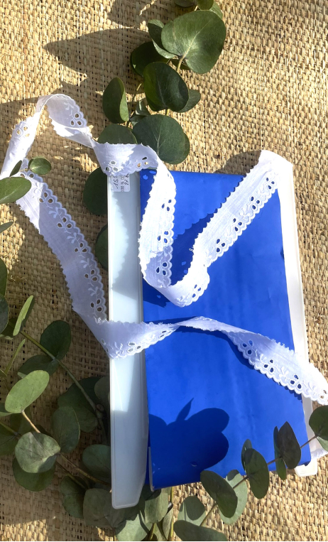  Broderie anglaise plate, coton blanc 3 cm, vendue au mètre