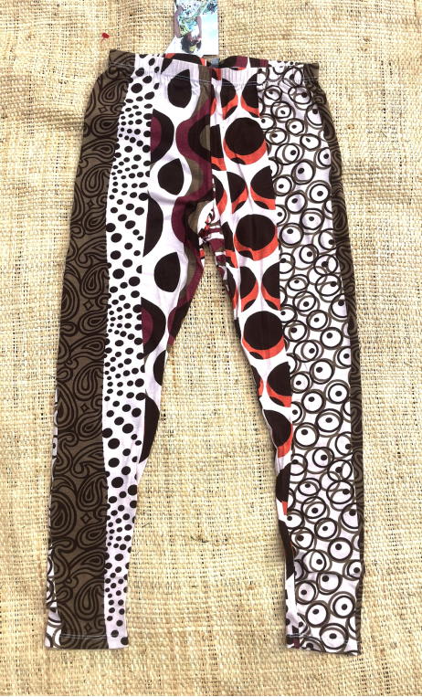 Legging. Ethnique vieux rose. Taille XS