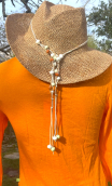 Colliers. Perles faïence artisanales, bijou fantaisie