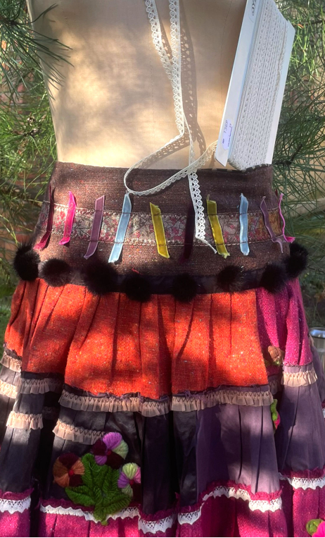 Dentelle écrue. Frise ronde, étroite, mercerie, lingerie