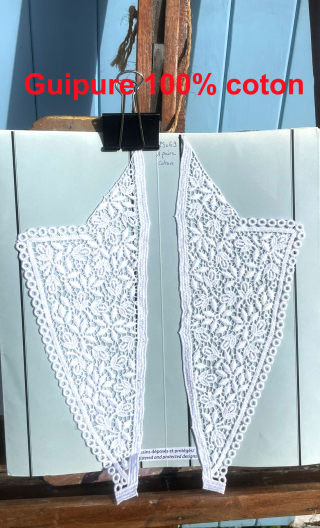 Col guipure 25069, mercerie