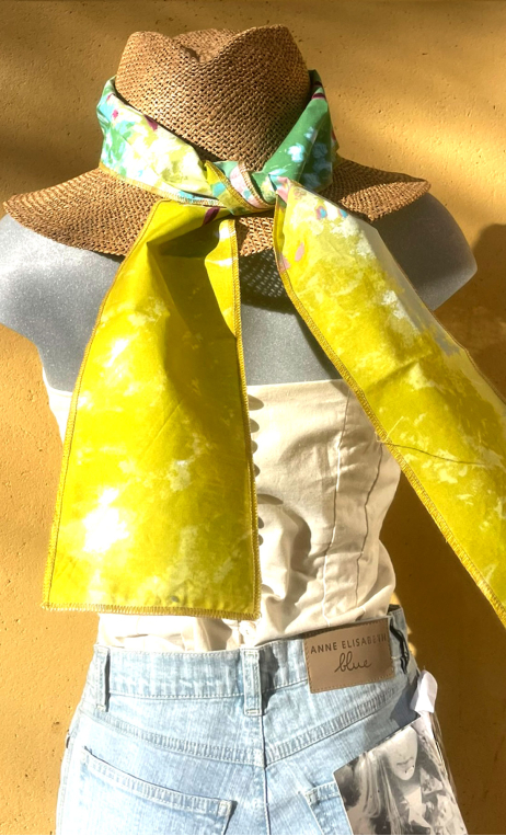 Ceinture Windsor. Bande coton imprimé fleurs