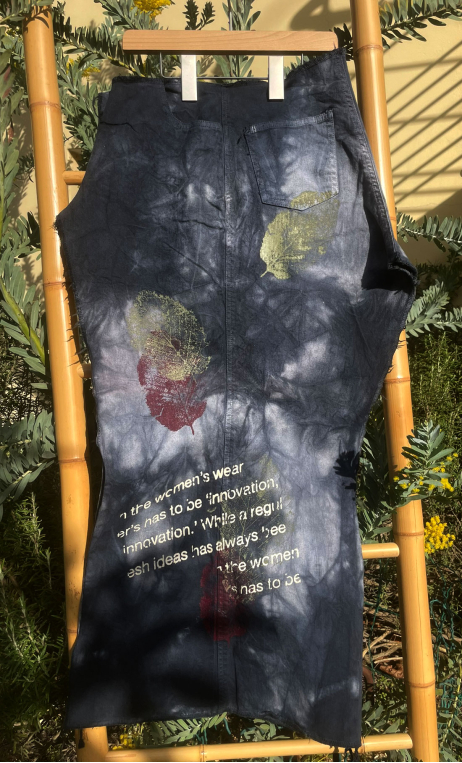 Etudes pantalon. Autum Leaves gris, mercerie