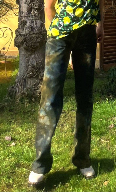 Pantalon Saxo. Atelier. Fragmentaire. Taille 38, pièce unique