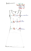 Robe longue La Bambouseraie. Voile ciel, coton transparent