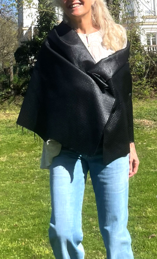 Coupon. Nid d'abeille noir