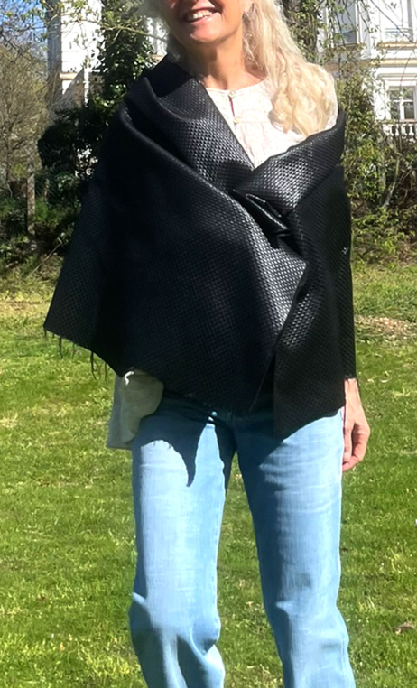 Coupon. Nid d'abeille noir