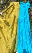   Coupon. Duo Anastasia. Couture, tissus voile léger