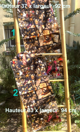 Swatch. Duo Love locks. Tissu gabardine, mercerie