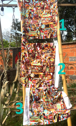 Swatch. Trilogie jersey Fête foraine. Tissu, mercerie