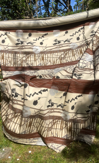 Coupon. Déambulations au Japon. Coton imprimé. Textile, couture