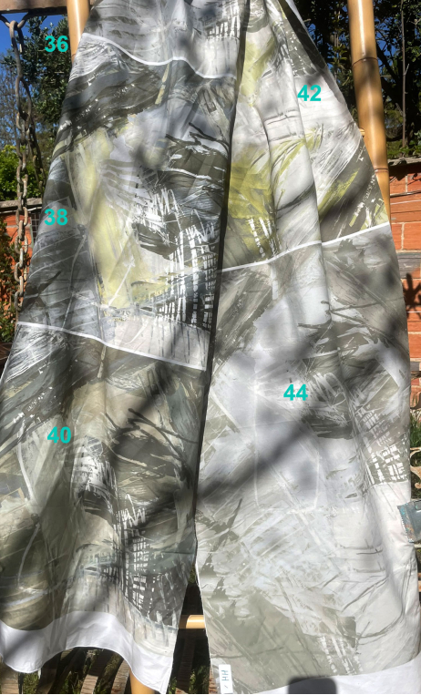 Swatch. Duo 3 Nuances de gris B. Tissu coton, mercerie