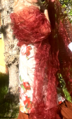 Coupon. Voile irisé crush rouille - 2