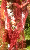 Coupon. Voile irisé crush rouille - 3