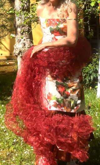 Robe bretelles Rosa rosam - 3