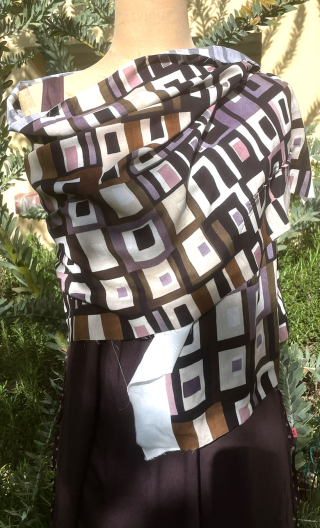 Swatch. Viscose Transistor marron noir