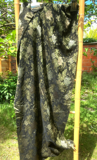 Coupon. Jacquard olive amande