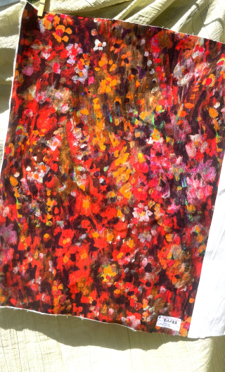 Coup de cadre. Velours Palette du peintre