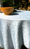 Coupon 1,80 m. Jacquard ciel lurex - 3