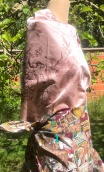 Chute de production. Satin rose ancien - 2