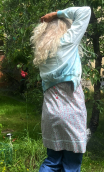 V Blouson Gelati. Tie and dye azur - 7