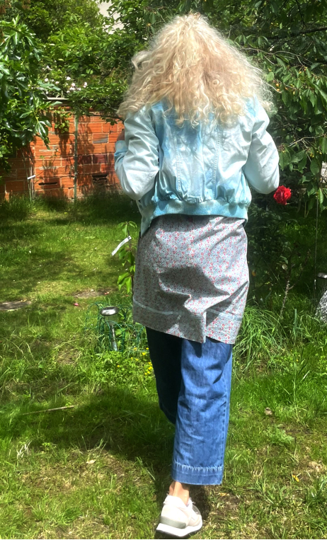 V Blouson Gelati. Tie and dye azur - 8