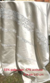 Coupon 2 m. Jacquard frise florale - 3