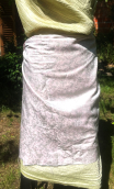 Coupon. Jacquard rose argent - 2