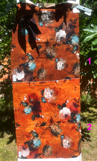 Coup de cadre. Duo velours Roses royales - 1