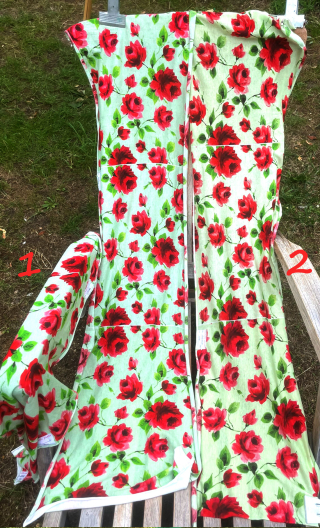 Duo jersey coton. Trio integral. Rose arpège