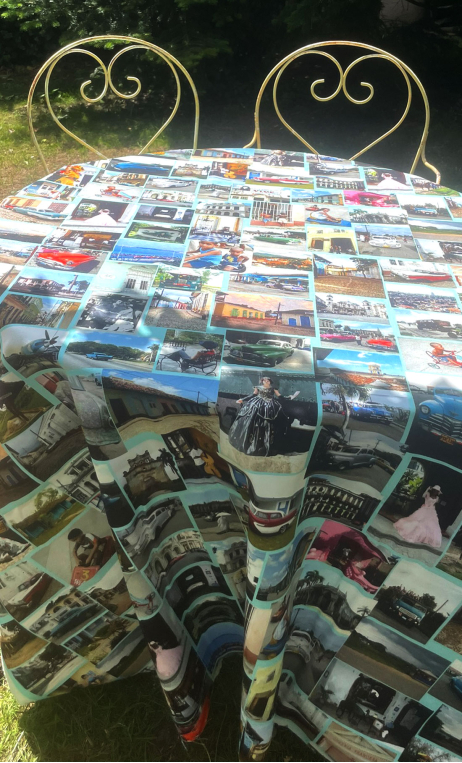 Coupon vendu par 165x50 cm. Coton Cuba - 2
