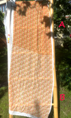 Swatch.  Duo Nuit ukrainienne rose sur viscose - 2