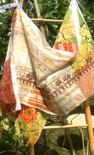 B Tirelle. Voile Hippy chic
