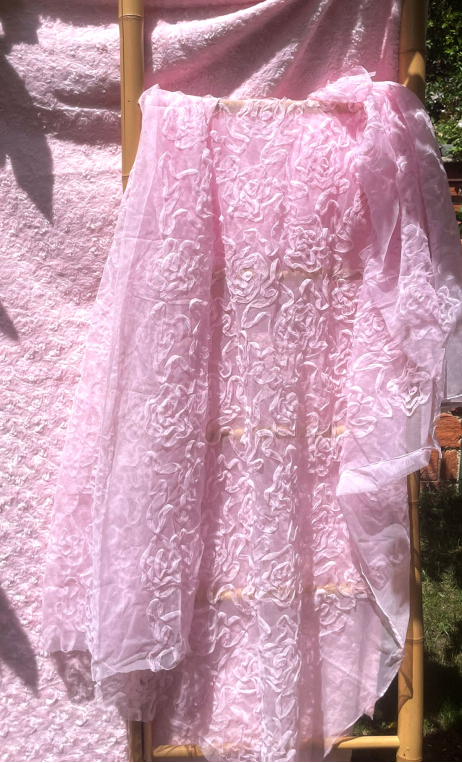 Coupon. Dentelle et rubans rose - 3