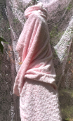 Coupon. Fausse fourrure rose - 3