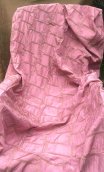 Coupon. Taffetas rose poudré - 1